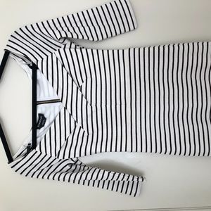 BEBE off the shoulder dress